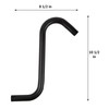 High Rise Shower Arm with Flange, S Shaped Shower Head