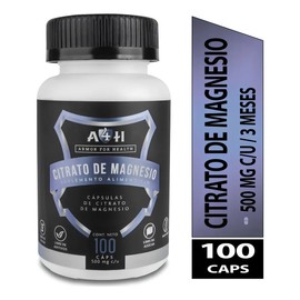 Citrato De Magnesio 500mg 100 Cápsulas Sin Sabor Armor For Health Gluten Free