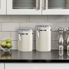Oggi Stainless Steel Kitchen Canister 26 fl oz, Gray -