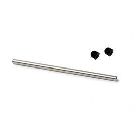 JZSMY Shaft for Intex Pure Spa Hot Tub Impeller Pump Shaft Fix E90 Errors, 1 Stainless Steel Shaft with 2 Rubber Caps