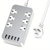 GOG Power Strip with 5 USB Ports 6.7 Ft Long