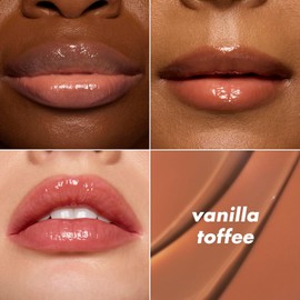 e.l.f. Glow Reviver Bálsamo labial derretido, bálsamo labial tintado hidratante para un acabado brillante y labios suaves y flexibles, vegano y libre de crueldad, caramelo de vainilla