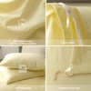 FOSSA Duvet Cover Set 100% Washed Cotton Linen Feel Super