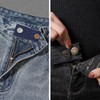 EKIND Adjustable Jeans Button Extenders Denim Waist Extender No-Sew Button