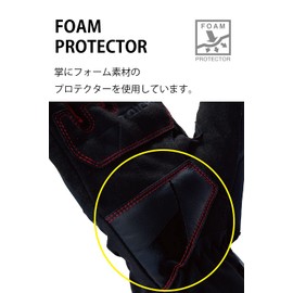RS TAICHI RST449 RST449 Black XL Motorcycle Waterproof Touch Panel Compatible with Built-In Protectors DRYMASTER Fit Rain Gloves