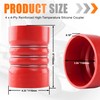Ailbiuko Silicone Charge Air Cooler Hump Hose 4" X 6"