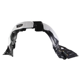 TRQ Front Left Inner Fender Liner Black Drivers Side Compatible with 2013-2017 Lexus LS460 2013-2016 LS600h LX1248131