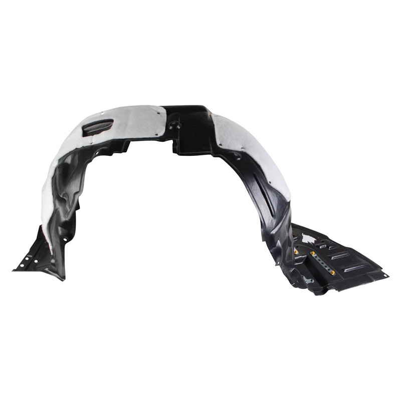 TRQ Front Left Inner Fender Liner Black Drivers Side Compatible
