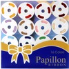 PAPILLON 16 Pack 3/8”x3 Yards - Rainbow Grosgrain Polka Dots