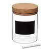 Natural Elements 13 cm Glass Storage Canister, Small 10 x