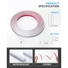 Art3d 10 Ft Peel and Stick Trim for Backsplash Tile