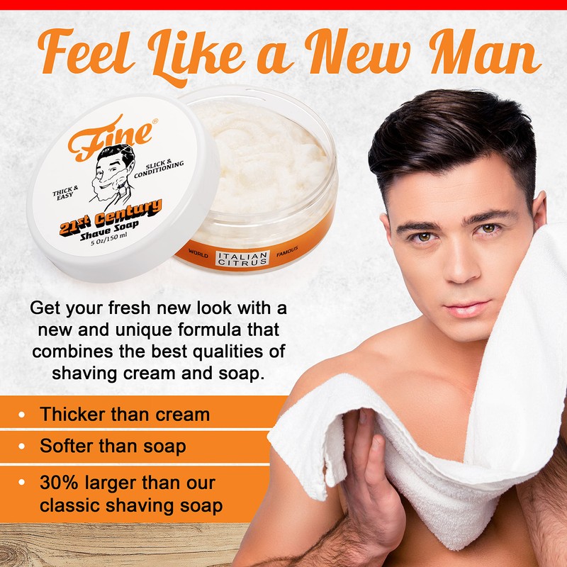 Fine Accoutrements Italian Citrus Shaving Soap 150 ml