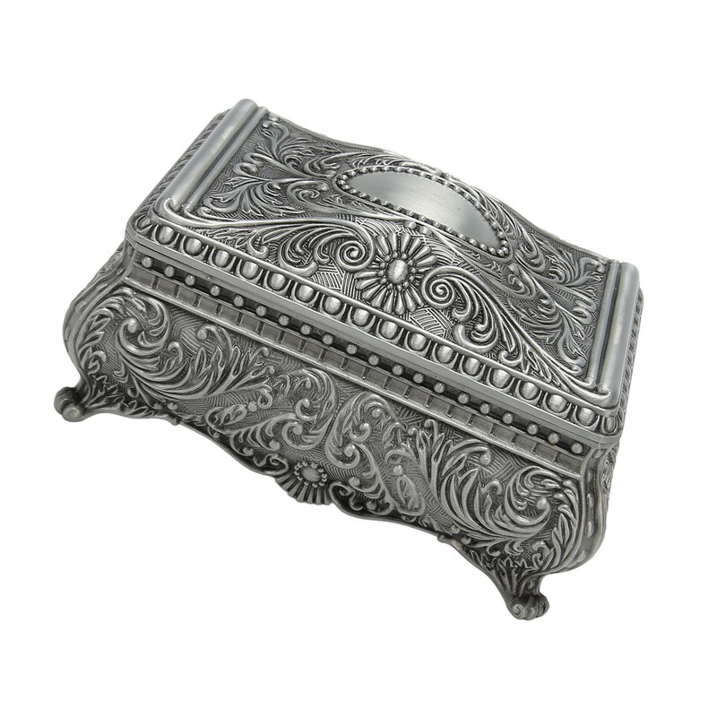 Vintage Jewelry Box Innovative European Style Light Luxury Metal Trinket