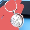 Freedale Keyring Rotating World Map Keychain Globe Planet Earth Pendant