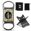 KEENSUN Zinc Alloy V-Cut Cigar Cutter (60 Ring Gauge), Gun
