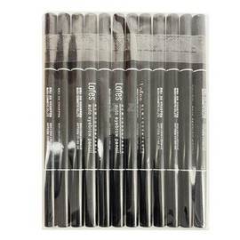 [OFJ4LQ4P] Lopez Auto Eyebrow Pencil 1 Color, 12 Pieces - Grayish Brown／FREE / [OFJ4LQ4P]로페즈 오토 아이브로우 펜슬 1색 12개 - 회갈색／FREE