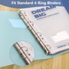 Binder Pockets,16 Pack Binder Envelopes with Closure 3 Ring Folders