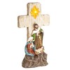 Dicksons Natural Brown Look Holy Family Cross 12.25 x 6.5