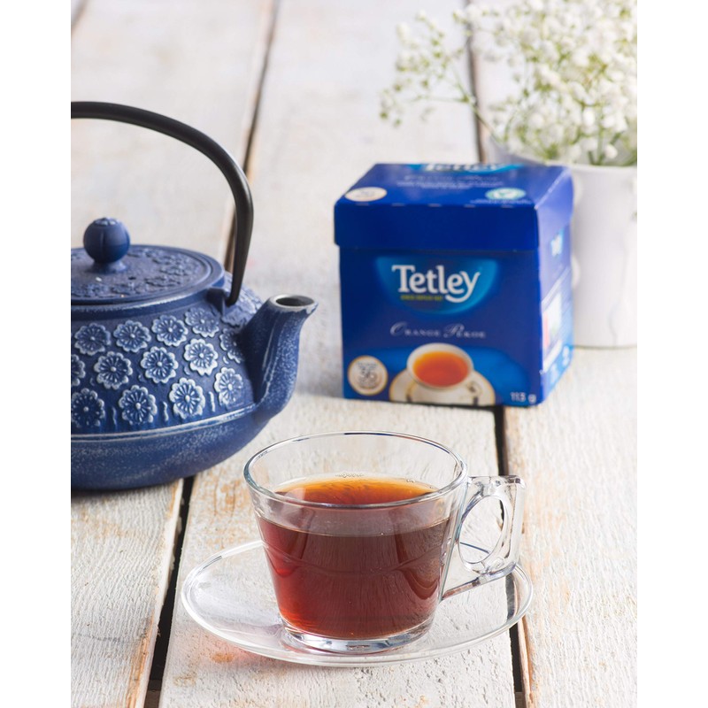 Tetley Orange Pekoe Black Tea - 72 Tea Bags, 227