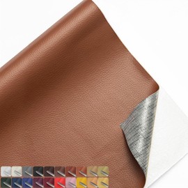 SiiRo 16 X 40 inch Self Adhesive Leather Repair Patch, Light Brown Leather Repair Tape for Furniture, Adhesive Leather Patch for Car Seat Repair, Leather Repair Kit for Couch (Light Brown)