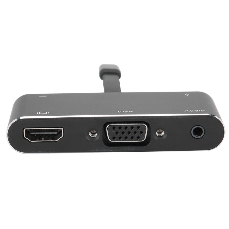 Type C to HDMI VGA Converter Audio Cable Aluminium Alloy