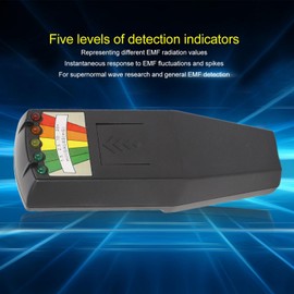 Detector de Campo Magnético, Equipo de Caza, Probador Paranormal de Caza Medidor EMF de Radiación Electromagnética, Ayuda a Medir Campos Electromagnéticos Fácil de Llevar Siempre