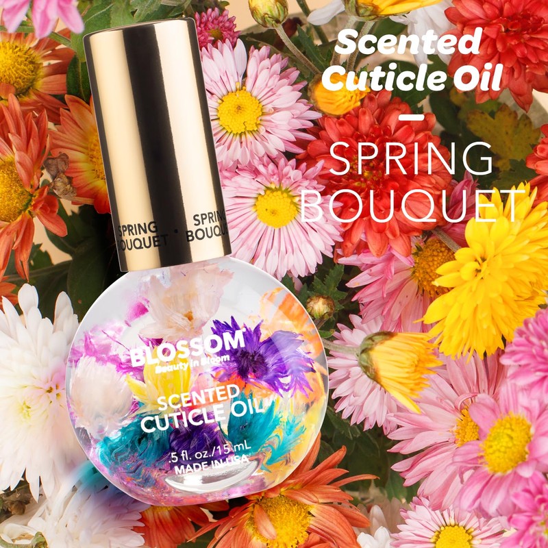 Blossom Cuticle Oil for Nails, Hydrating, Moisturizing, Scented Nail Oil