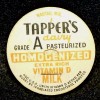 TAPPER'S DAIRY - WAUSAU, WIS. - GRADE A PASTEURIZED MILK - MILK BOTTLE CAP- 42mm