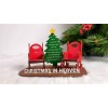 St. Nicholas Square Parent Memorial Candleholder Christmas in Heaven Chairs