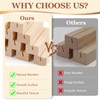 DYMHQ 20Pcs Wood Place Card Holders, Wooden Table Number Holders