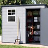 COLORPAPA 2 Pack Shed Windows,12" x 18" Small Sliding Windows,Flush