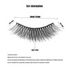 30Pair 3D False Eyelash Fashionable Elegant Comfortable Multi Layer Dense