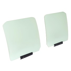 KUAFU Front Door Glass Compatible with 1987-1998 Ford F150 F250 F350 Bronco Window Tempered Glass Replacement for F4TZ1521411A DD08492GTYN F4TZ1521410A DD08491GTYN - Left & Right