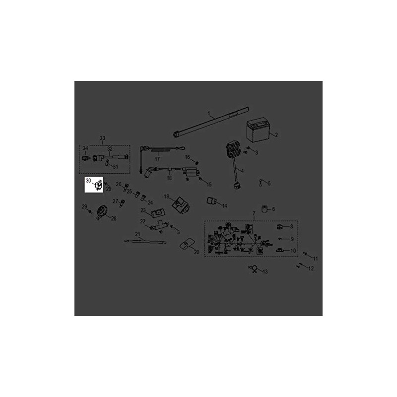 Polaris RZR EFI Relay, Genuine OEM Part 0455030, Qty 1