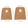 Sewing Finger Sleeve Knitting Thimble Leather Fingertip Protector Embroidery Supplies024