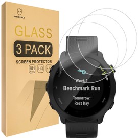 Mr.Shield Screen Protector compatible with Garmin Forerunner 955/955 Solar [Tempered Glass] [3-PACK] [Japan Glass with 9H Hardness]