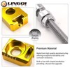LINGQI RACING Dirt Bike Rear Axle Block,CNC Chain Tensioner Adjuster