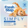 Fresh Step Simply Unscented Multi Cat Clumping Cat Litter, Low