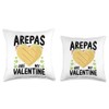 Arepa Flour Colombian Snacks Arepas Grill Arepa Making Throw Pillow
