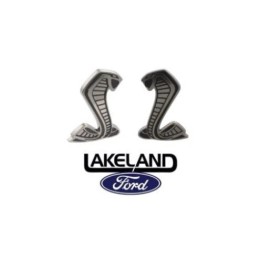Ford OEM 2020-23 Shelby Cobra Fender Emblem Set of 2 KR3Z16228AA and KR3Z16098AA