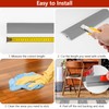 20Ft Floor Transition Strip Self Adhesive Carpet to Tile Floor