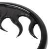 Unbranded Black Flame Front Speaker Grill Trim Accent Covers For