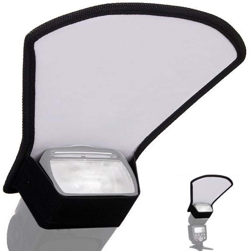Universal Flash Reflector Diffuser,Portable Outdoor Soft Intense Light Flash Speedlite