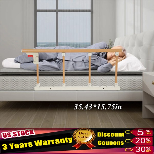 GDRASUYA10 Bed Rails for Elderly Adults Foldable Rail Assist Safety