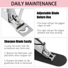C12rtive Acrylic Nail Clipper with Magnets,Nail Clippers Acrylic Nail Cutter,Nail