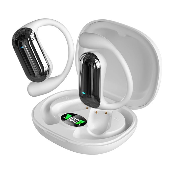 Open Ear Headphones, Bluetooth 5.4 Earphones, Open Ear Earbuds with