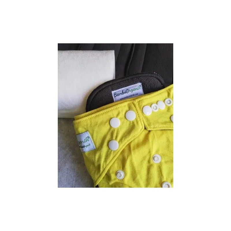 Kit De 3 Pañales Bambúorganik De Tela De Bambú