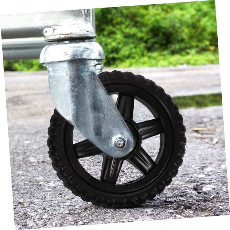 CHILDWEET 4pcs Rolling Cart Wheels Replacement for Shopping Trolleys Heavy