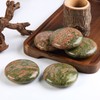 SUNYIK 2 PCS Polished Round Worry Stone for Anxiety and