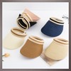 One Limitation CP329 Women's Straw Visor Sun Visor Hat Stylish